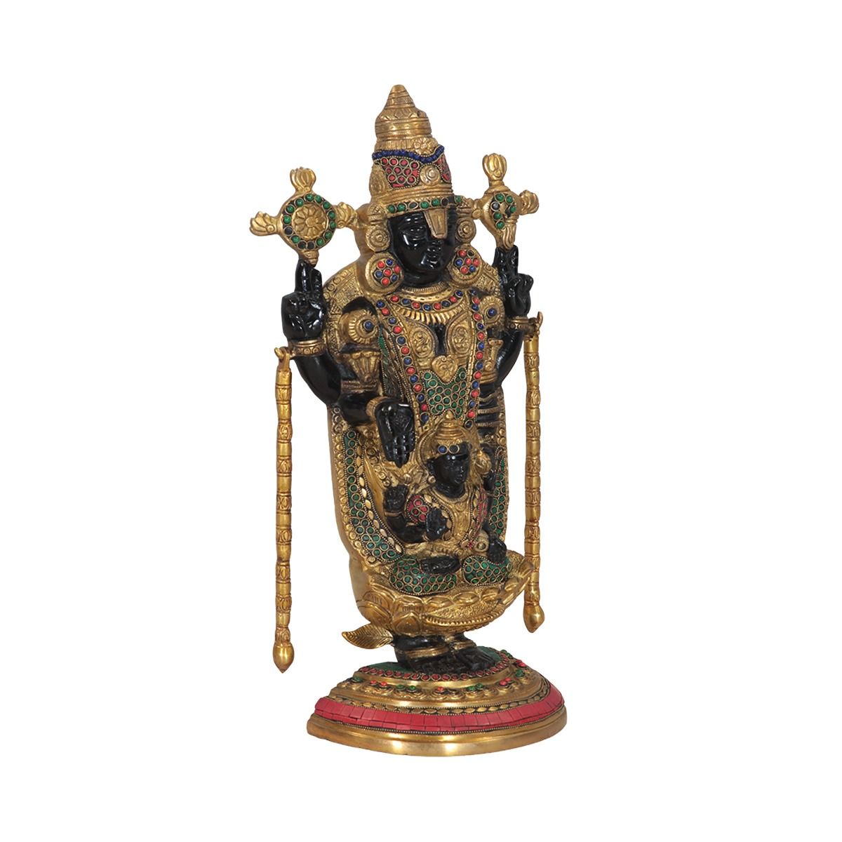 Brass Tirupati Balaji Statue from Home Trends & Design - Luna Furniture