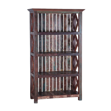 Tall Wooden Book Rack from Home Trends & Design - Luna Furniture
