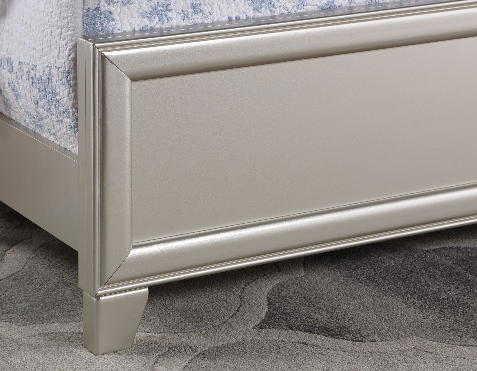 Omni Champagne/Gray Bedroom Set from Steve Silver - Luna Furniture