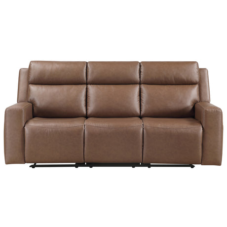 Barron Brown Manual Reclining Sofa from Steve Silver - Luna Furniture