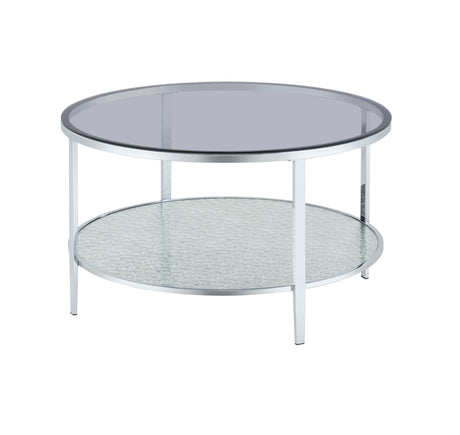 Frostine Round Cocktail Table from Steve Silver - Luna Furniture