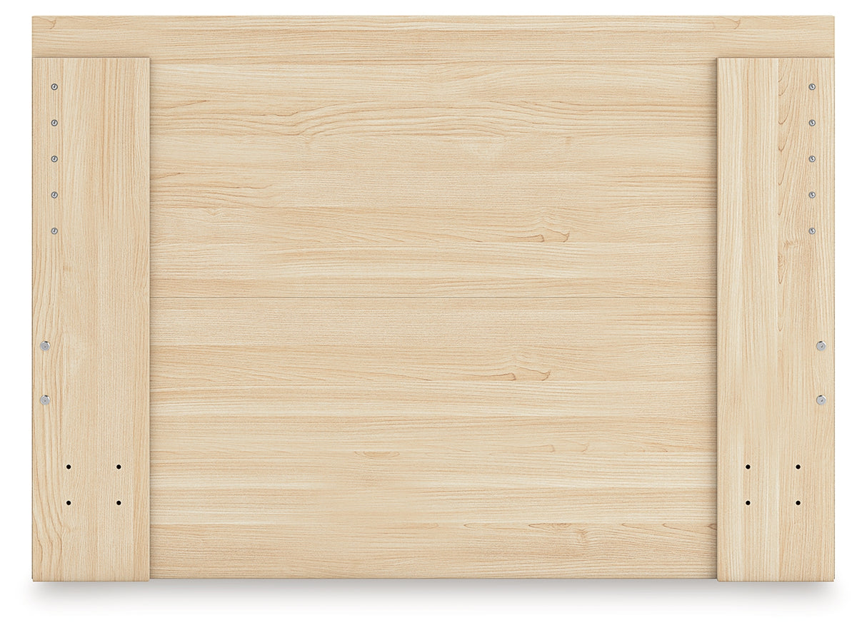 Onita Natural Full Panel Platform Bed from Ashley Furniture - Luna Furniture