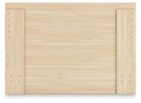Onita Natural Full Panel Platform Bed from Ashley Furniture - Luna Furniture