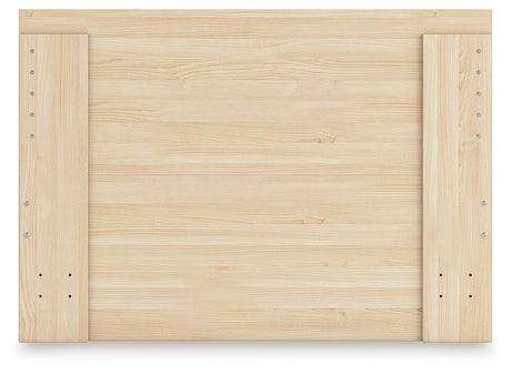 Onita Natural Full Panel Platform Bed from Ashley Furniture - Luna Furniture
