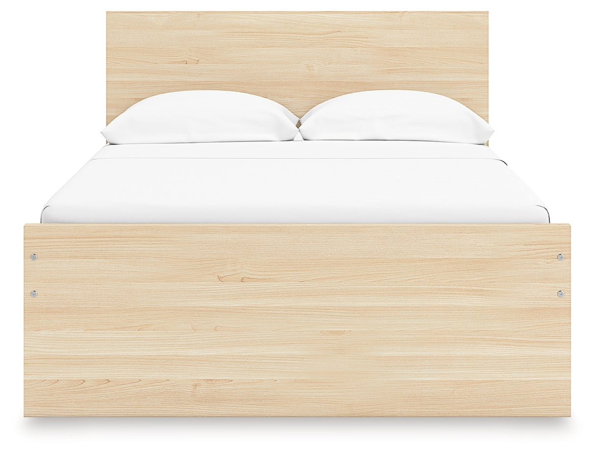 Onita Natural Full Panel Platform Bed from Ashley Furniture - Luna Furniture