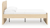 Onita Natural Full Panel Platform Bed from Ashley Furniture - Luna Furniture