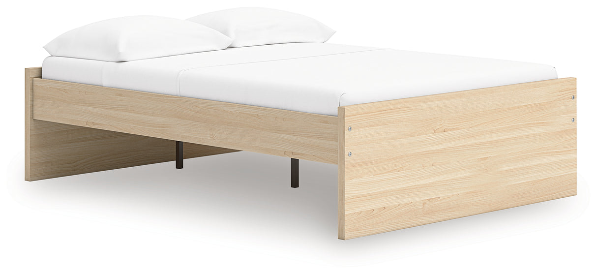 Onita Natural Full Platform Bed from Ashley Furniture - Luna Furniture