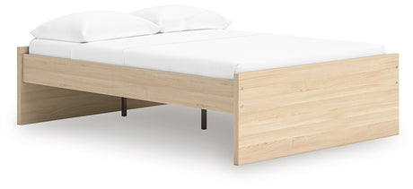 Onita Natural Full Platform Bed from Ashley Furniture - Luna Furniture