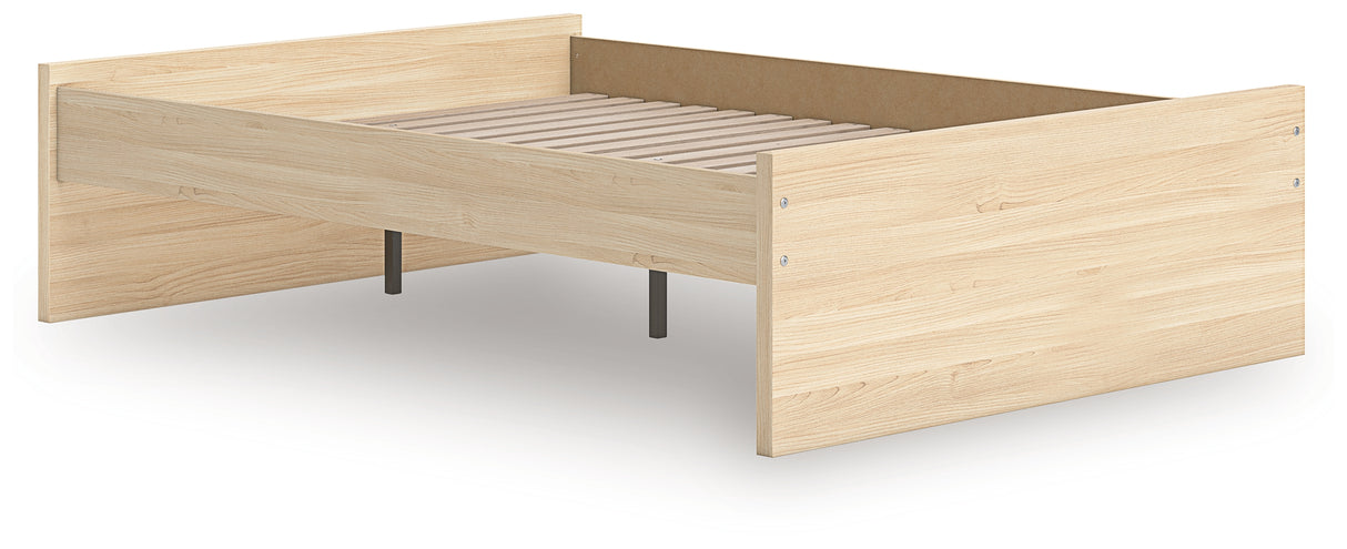 Onita Natural Full Platform Bed from Ashley Furniture - Luna Furniture