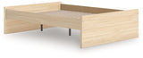 Onita Natural Full Platform Bed from Ashley Furniture - Luna Furniture