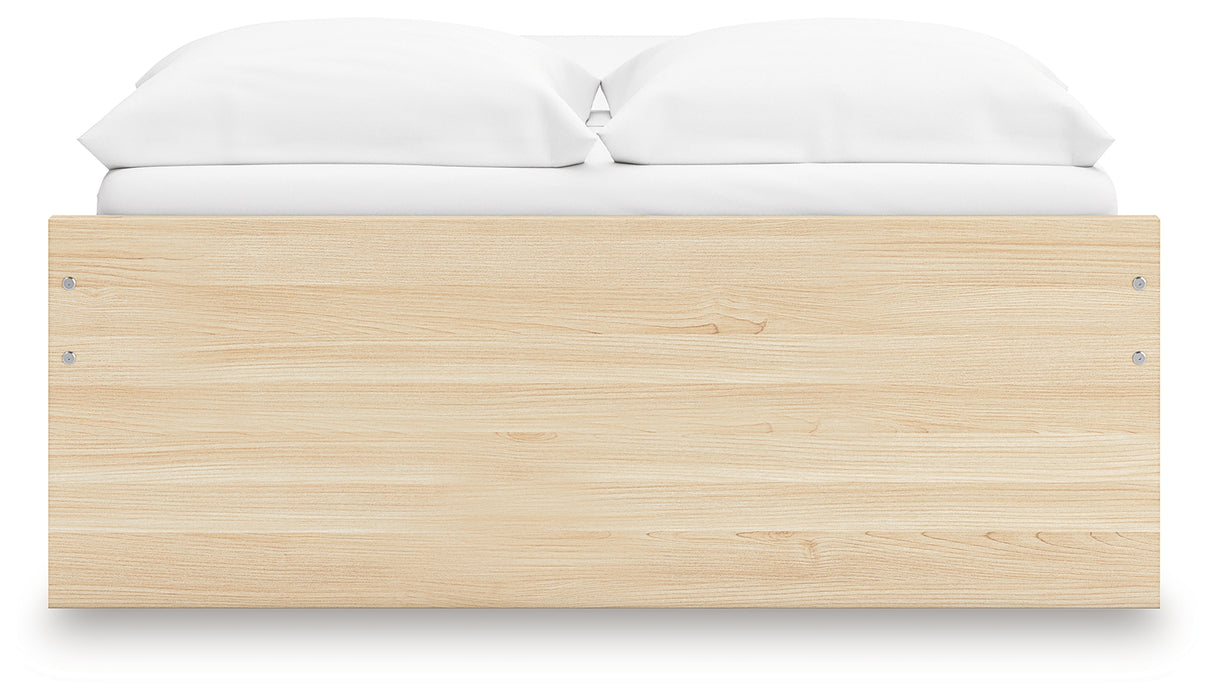 Onita Natural Full Platform Bed from Ashley Furniture - Luna Furniture