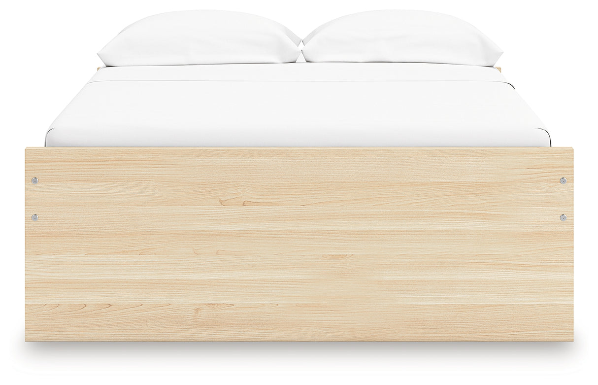 Onita Natural Full Platform Bed from Ashley Furniture - Luna Furniture