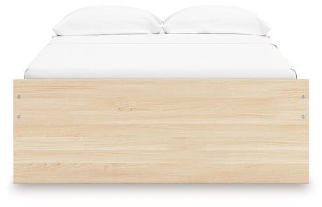 Onita Natural Full Platform Bed from Ashley Furniture - Luna Furniture
