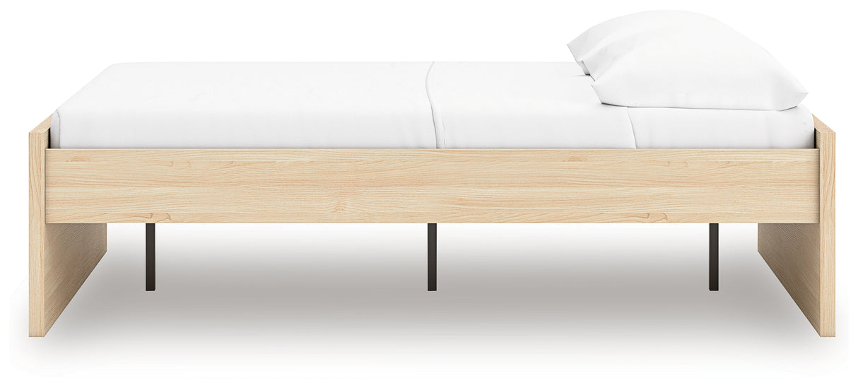Onita Natural Full Platform Bed from Ashley Furniture - Luna Furniture
