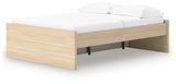 Onita Natural Full Platform Bed with 1 Side Storage from Ashley Furniture - Luna Furniture