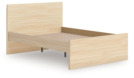 Onita Natural King Panel Platform Bed from Ashley Furniture - Luna Furniture