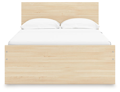 Onita Natural King Panel Platform Bed from Ashley Furniture - Luna Furniture