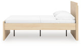 Onita Natural King Panel Platform Bed from Ashley Furniture - Luna Furniture