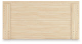 Onita Natural King Panel Platform Bed with 2 Side Storage from Ashley Furniture - Luna Furniture