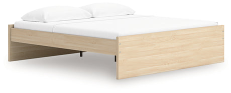 Onita Natural King Platform Bed from Ashley Furniture - Luna Furniture