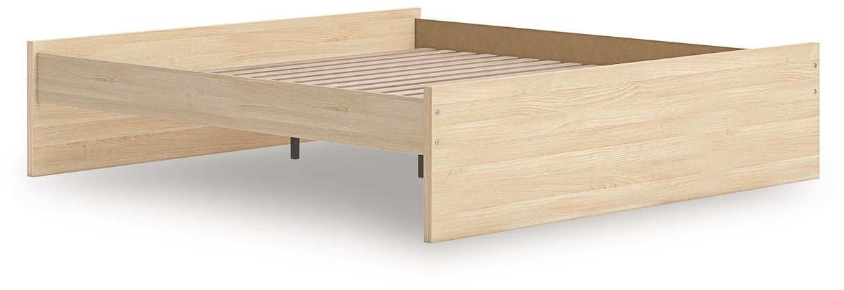 Onita Natural King Platform Bed from Ashley - Luna Furniture
