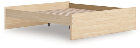 Onita Natural King Platform Bed from Ashley Furniture - Luna Furniture