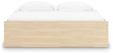 Onita Natural King Platform Bed from Ashley - Luna Furniture