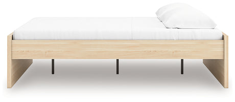 Onita Natural King Platform Bed from Ashley Furniture - Luna Furniture