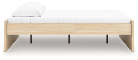 Onita Natural King Platform Bed from Ashley Furniture - Luna Furniture
