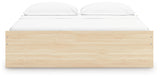 Onita Natural King Platform Bed with 2 Side Storage from Ashley - Luna Furniture