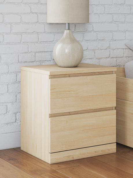 Onita Natural Nightstand from Ashley Furniture - Luna Furniture