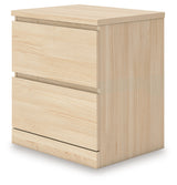Onita Natural Nightstand from Ashley - Luna Furniture