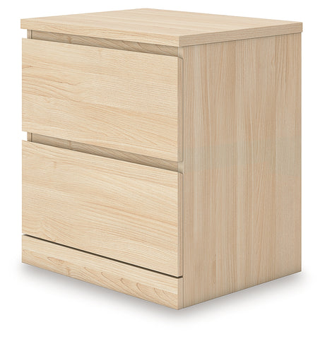 Onita Natural Nightstand from Ashley Furniture - Luna Furniture