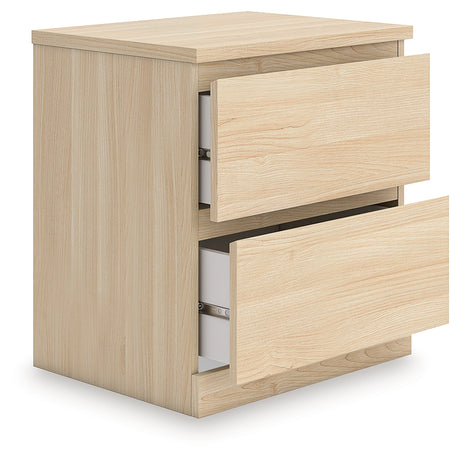 Onita Natural Nightstand from Ashley Furniture - Luna Furniture