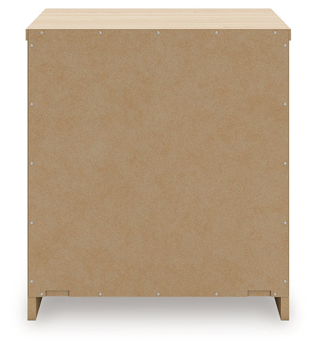 Onita Natural Nightstand from Ashley Furniture - Luna Furniture
