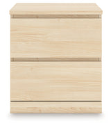 Onita Natural Nightstand from Ashley - Luna Furniture