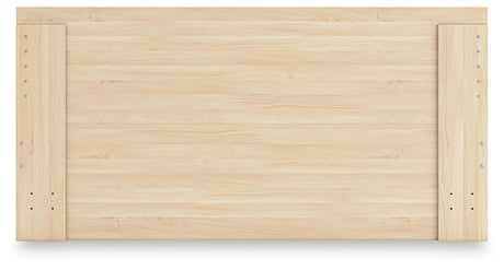 Onita Natural Queen Panel Platform Bed from Ashley Furniture - Luna Furniture