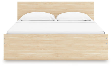 Onita Natural Queen Panel Platform Bed from Ashley Furniture - Luna Furniture