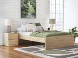 Onita Natural Queen Platform Bed from Ashley Furniture - Luna Furniture