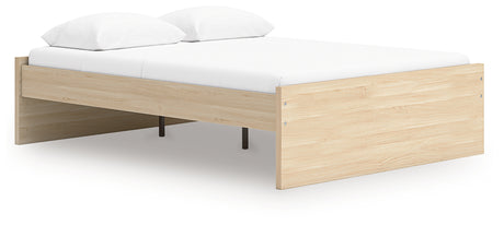 Onita Natural Queen Platform Bed from Ashley Furniture - Luna Furniture