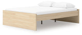 Onita Natural Queen Platform Bed from Ashley Furniture - Luna Furniture
