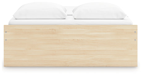 Onita Natural Queen Platform Bed from Ashley Furniture - Luna Furniture