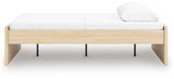 Onita Natural Queen Platform Bed from Ashley Furniture - Luna Furniture