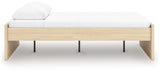 Onita Natural Queen Platform Bed from Ashley Furniture - Luna Furniture