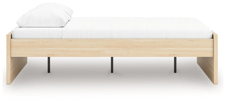 Onita Natural Queen Platform Bed from Ashley Furniture - Luna Furniture