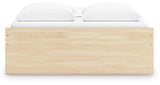 Onita Natural Queen Platform Bed with 2 Side Storage from Ashley Furniture - Luna Furniture
