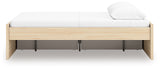 Onita Natural Queen Platform Bed with 2 Side Storage from Ashley Furniture - Luna Furniture