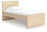 Onita Natural Twin Panel Platform Bed from Ashley Furniture - Luna Furniture