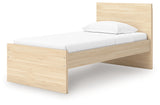 Onita Natural Twin Panel Platform Bed from Ashley Furniture - Luna Furniture