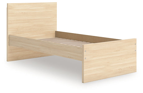 Onita Natural Twin Panel Platform Bed from Ashley - Luna Furniture